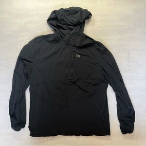 Outdoor Research Men's Black Windbreaker